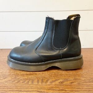 Dr. Martens Black Leather Chelsea Boots